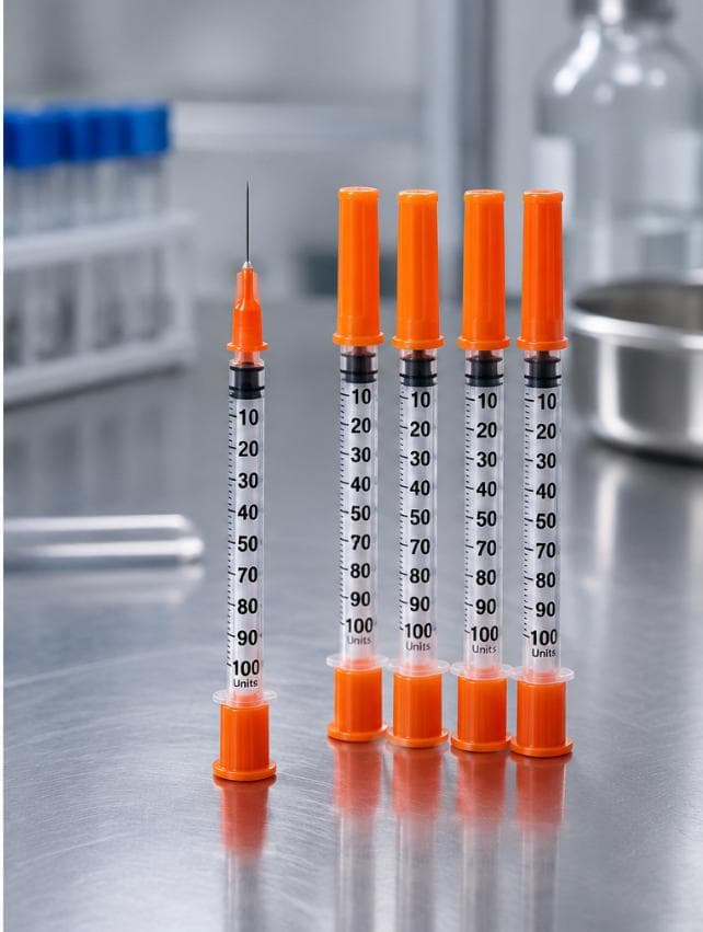 Insulin syringe 1 ml